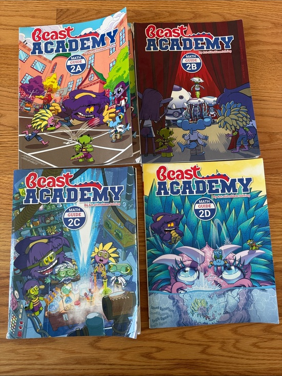 Other - Beast Academy level 2 Math guide Books Set